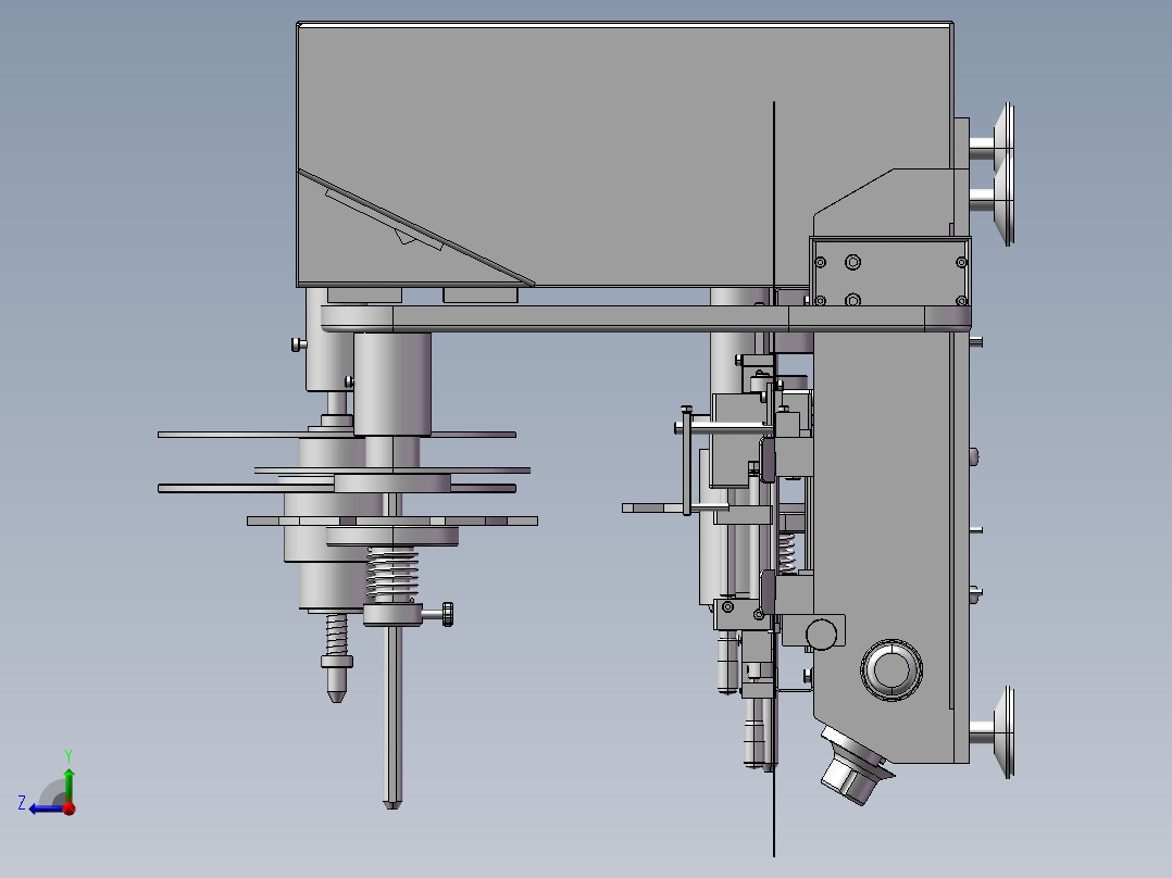 B3_SMT编带机、半自动编带包装机右视图