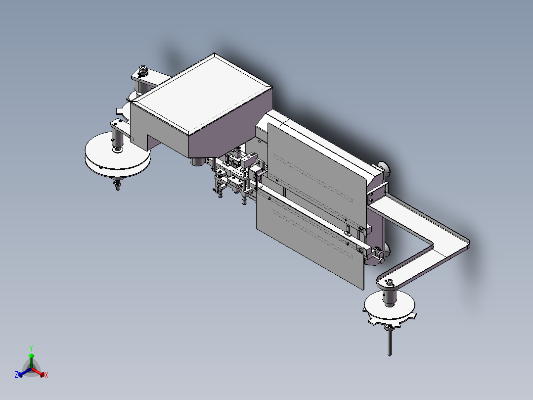 B3_SMT编带机、半自动编带包装机正等轴测图