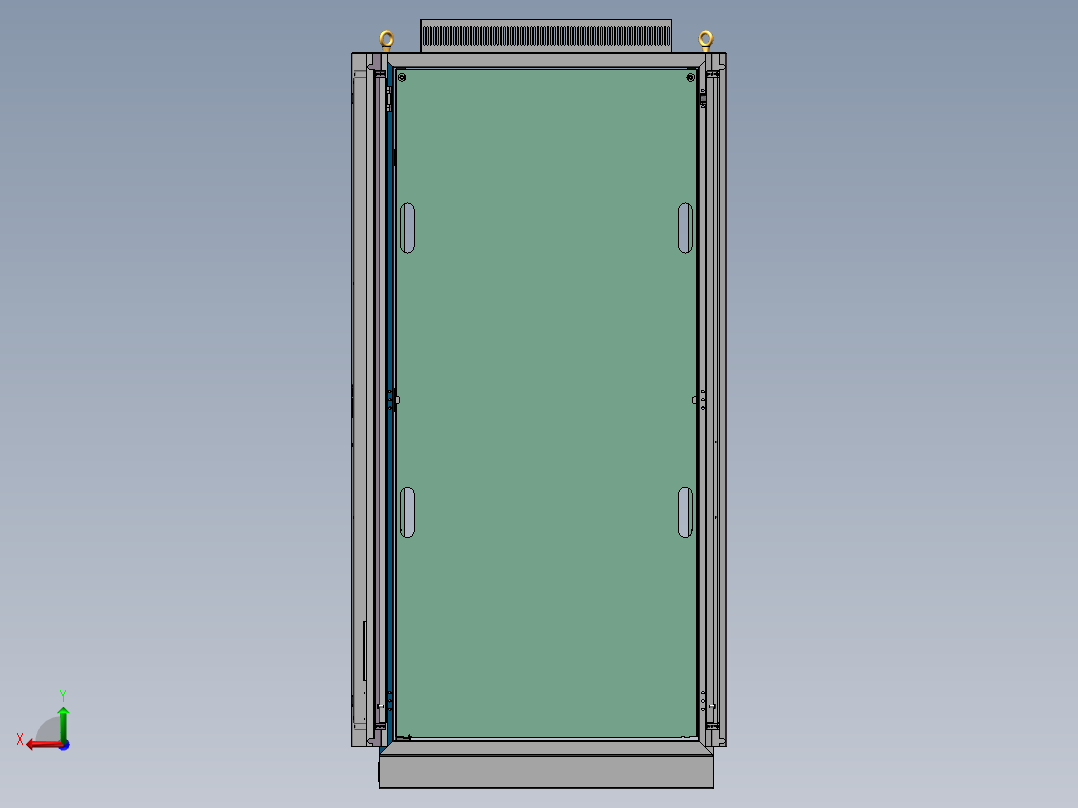 威图柜样品后视图