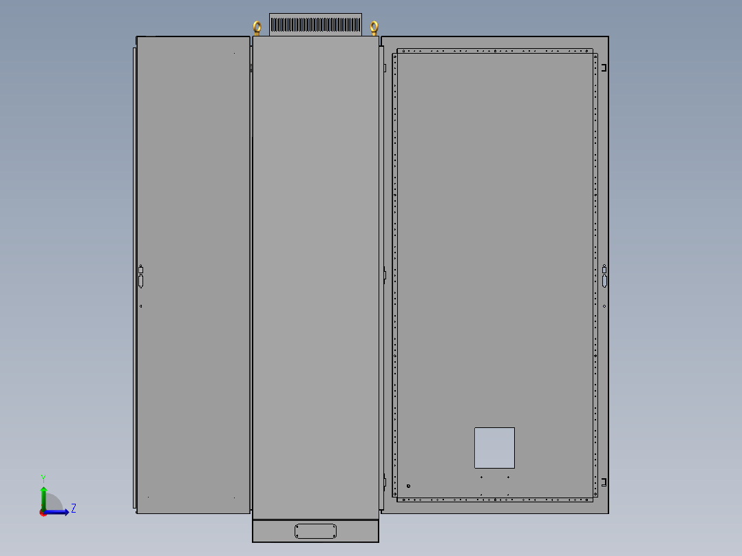 威图柜样品左视图