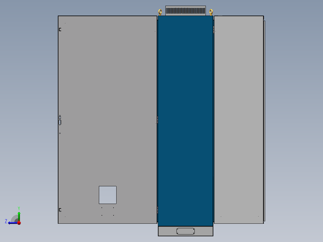 威图柜样品右视图
