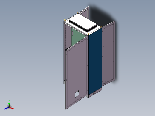 威图柜样品正等轴测缩略图