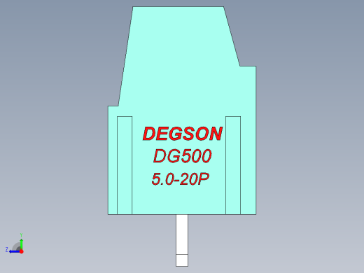 DEGSON DG500 系列 5.05.087.62mm 接线端子-DG500-5.0-20P-14-00AH右视缩略图