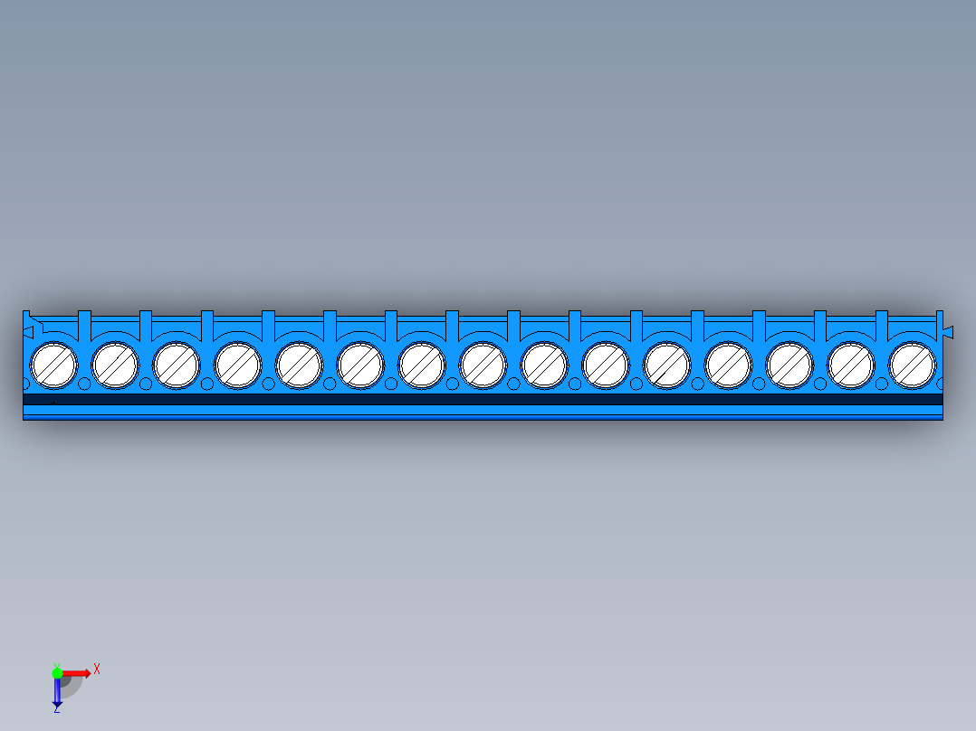 DEGSON DG302 系列 5.0 接线端子-DG302-5.0-15P-12-00AH俯视图
