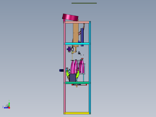 大瓶洗洁剂全自动液体灌装生产线右视缩略图