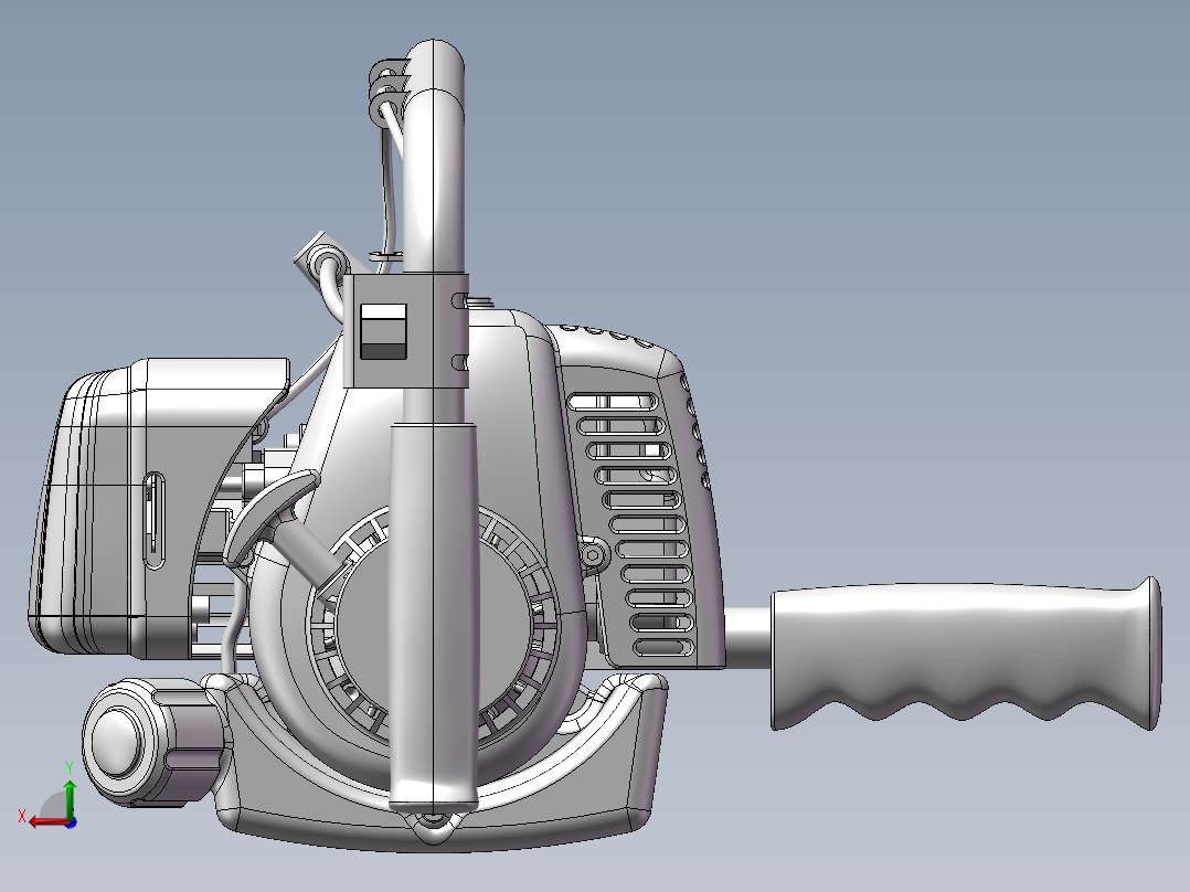 589钻孔机床后视图