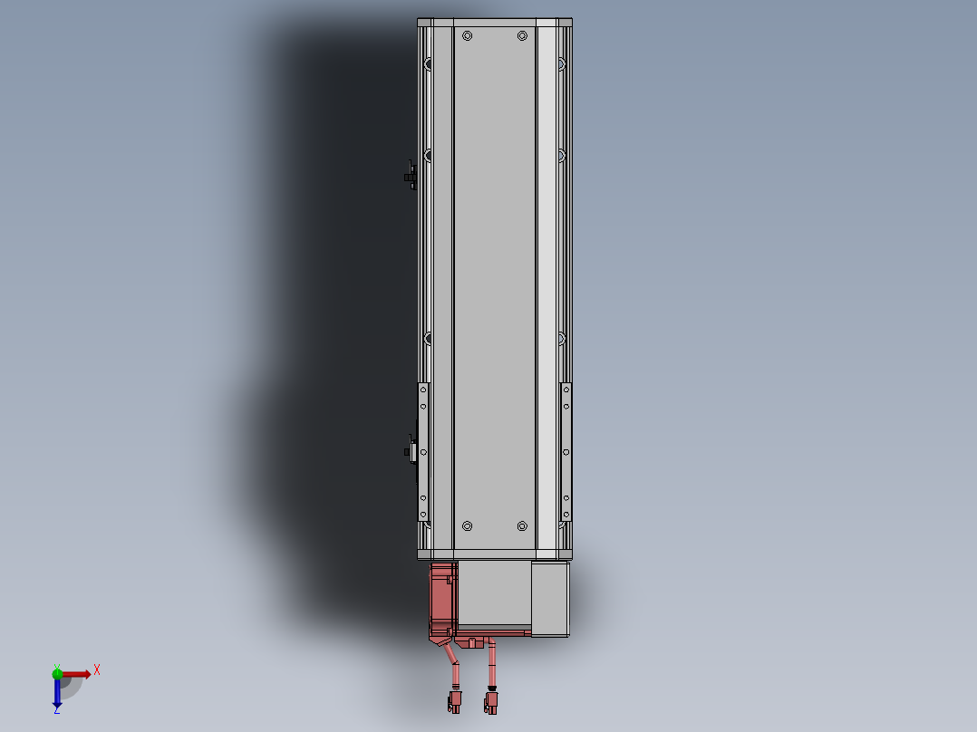 精密模组MT170-L125-300-RD-M75-C4俯视图