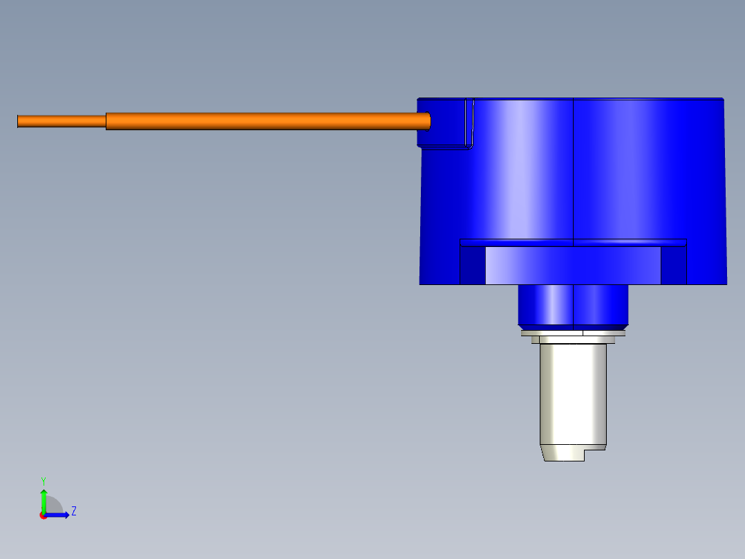 NOVOTECHNIK角度位移传感器SP-2800 系列左视图
