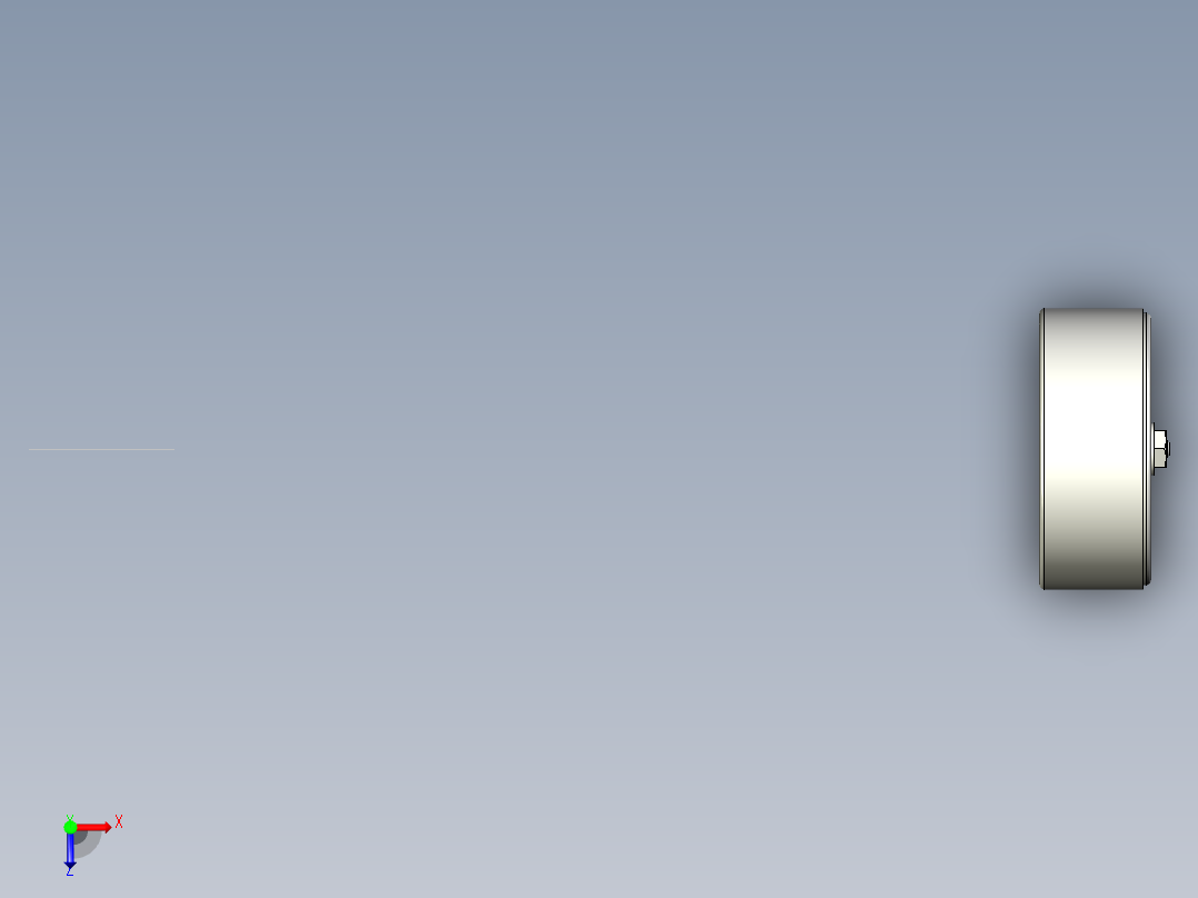 重力指示器D-R,D-L-3D多系列多零件图纸模型俯视图