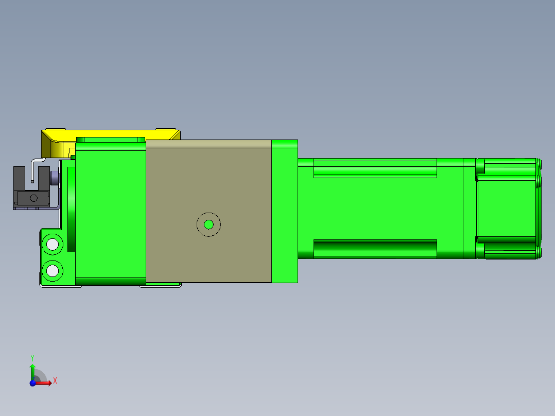GTA内嵌同步带全封闭GTA5-BL-100W前视图