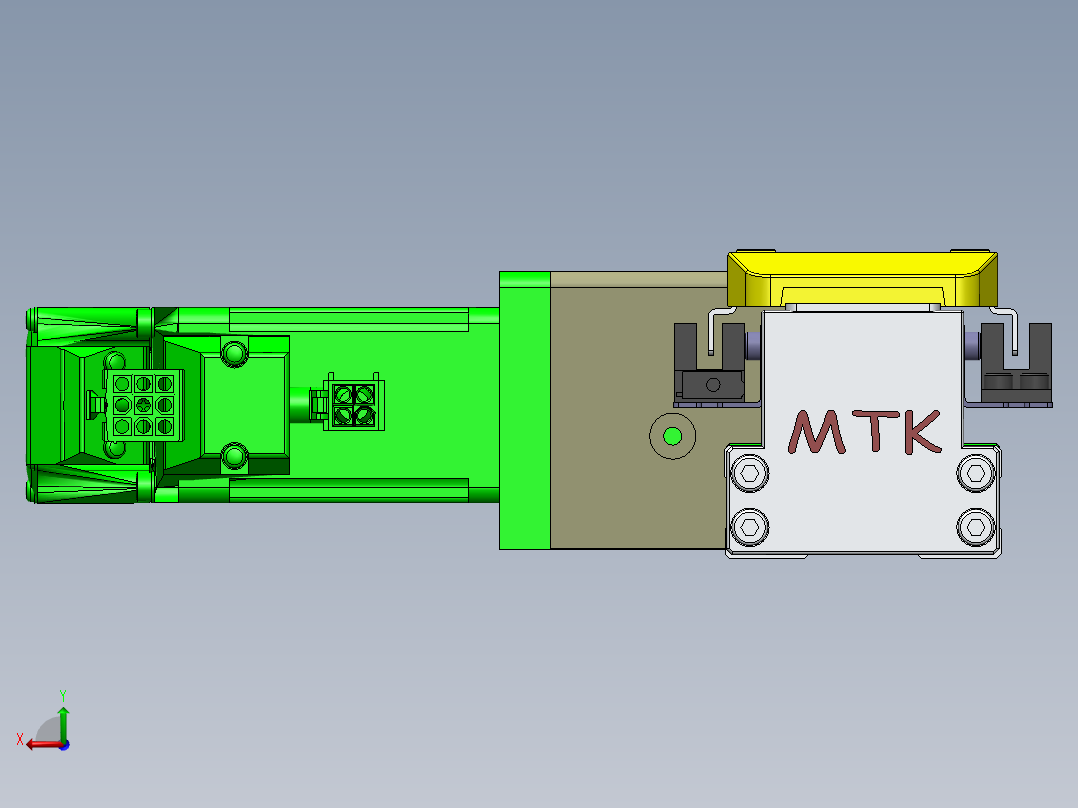 GTA内嵌同步带全封闭GTA5-BL-100W后视图