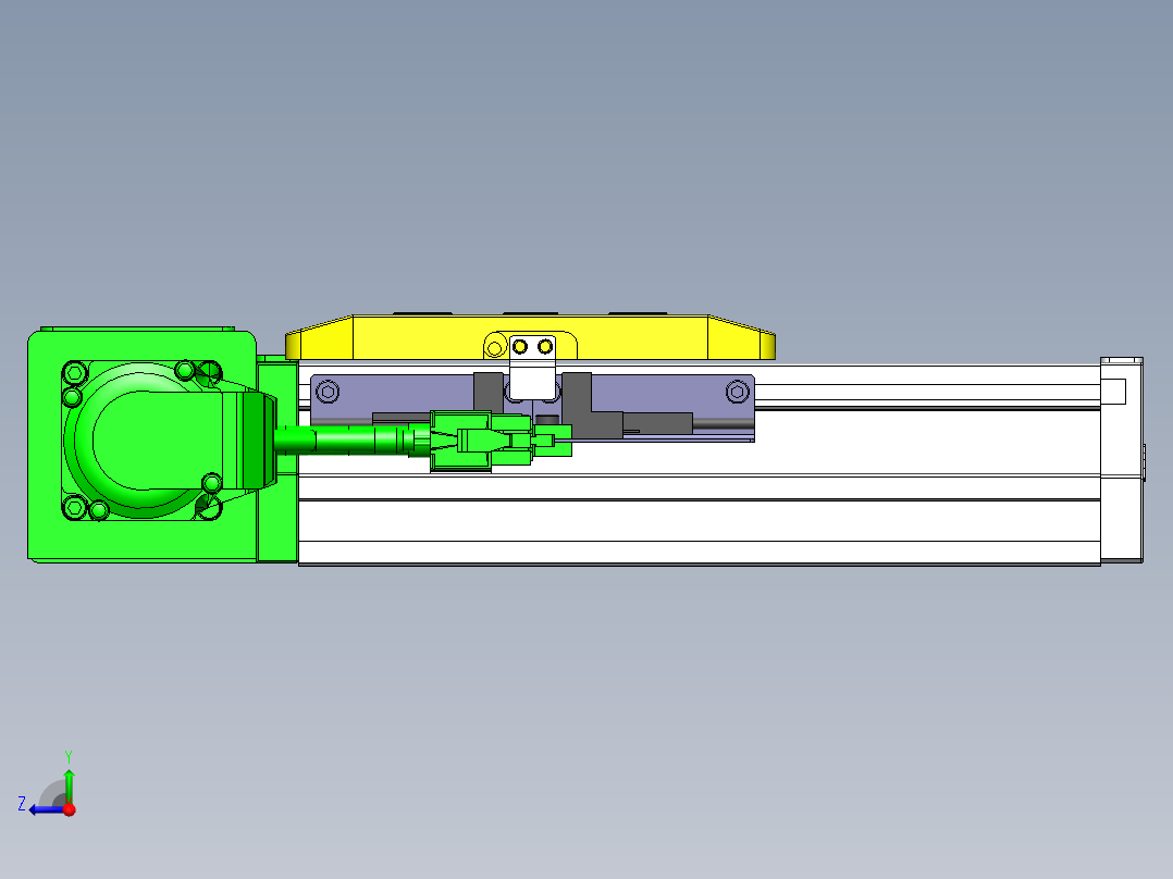 GTA内嵌同步带全封闭GTA5-BL-100W右视图