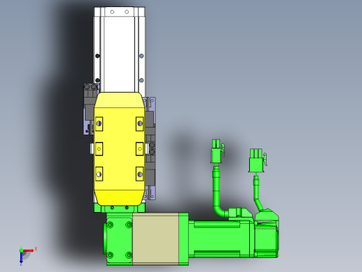 GTA内嵌同步带全封闭GTA5-BL-100W俯视缩略图