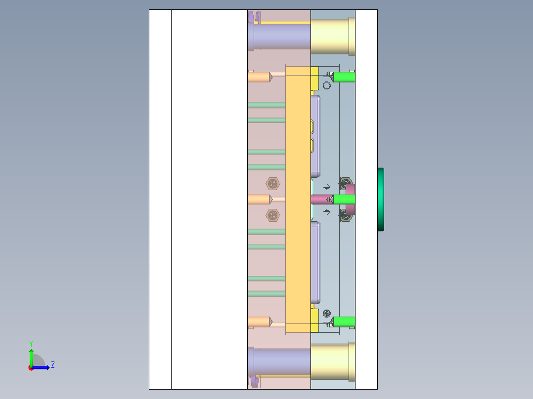 充电宝外注塑模具==1285649=280左视图