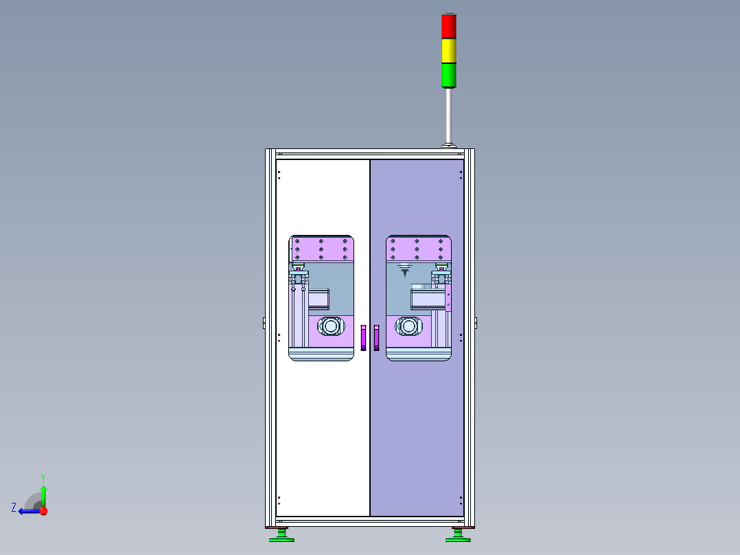整机装配体右视图