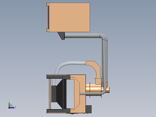 干式喷砂机左视缩略图