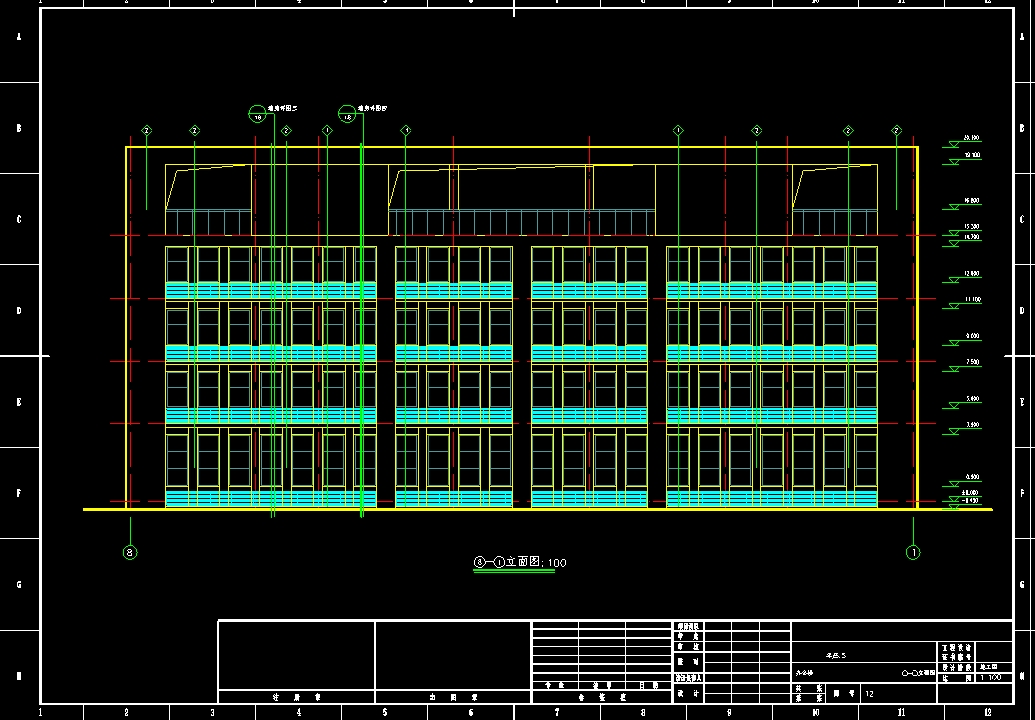 【4层】2700O框架办公楼施工组织设计45页（开题报告、任务书、中英翻译、建筑图
