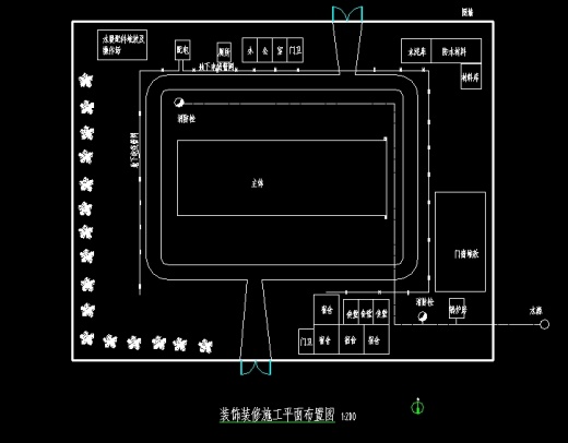 【4层】2700O框架办公楼施工组织设计45页（开题报告、任务书、中英翻译、建筑图缩略图