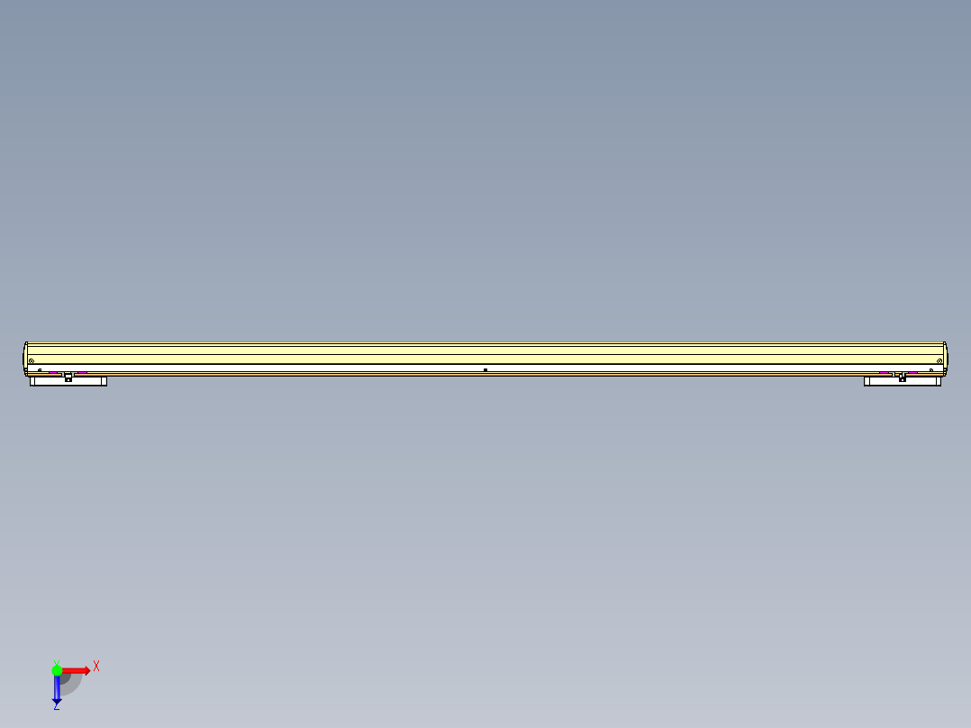威洛博LC系列3d模型模组2LC17E1Y-S1550俯视图
