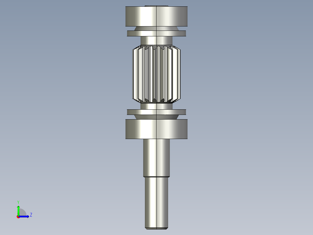 减速器三维图左视图