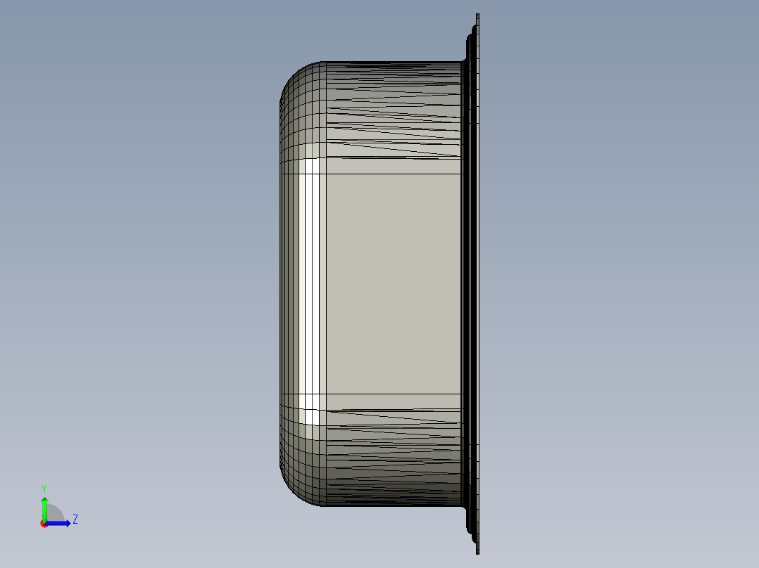水槽、不锈钢水槽(74)左视图