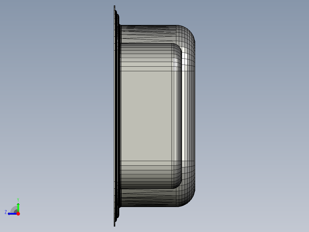 水槽、不锈钢水槽(74)右视图