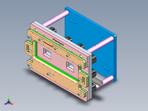 D15-笔记本CNC工装夹具三维模型CNC2-1112正等轴测缩略图