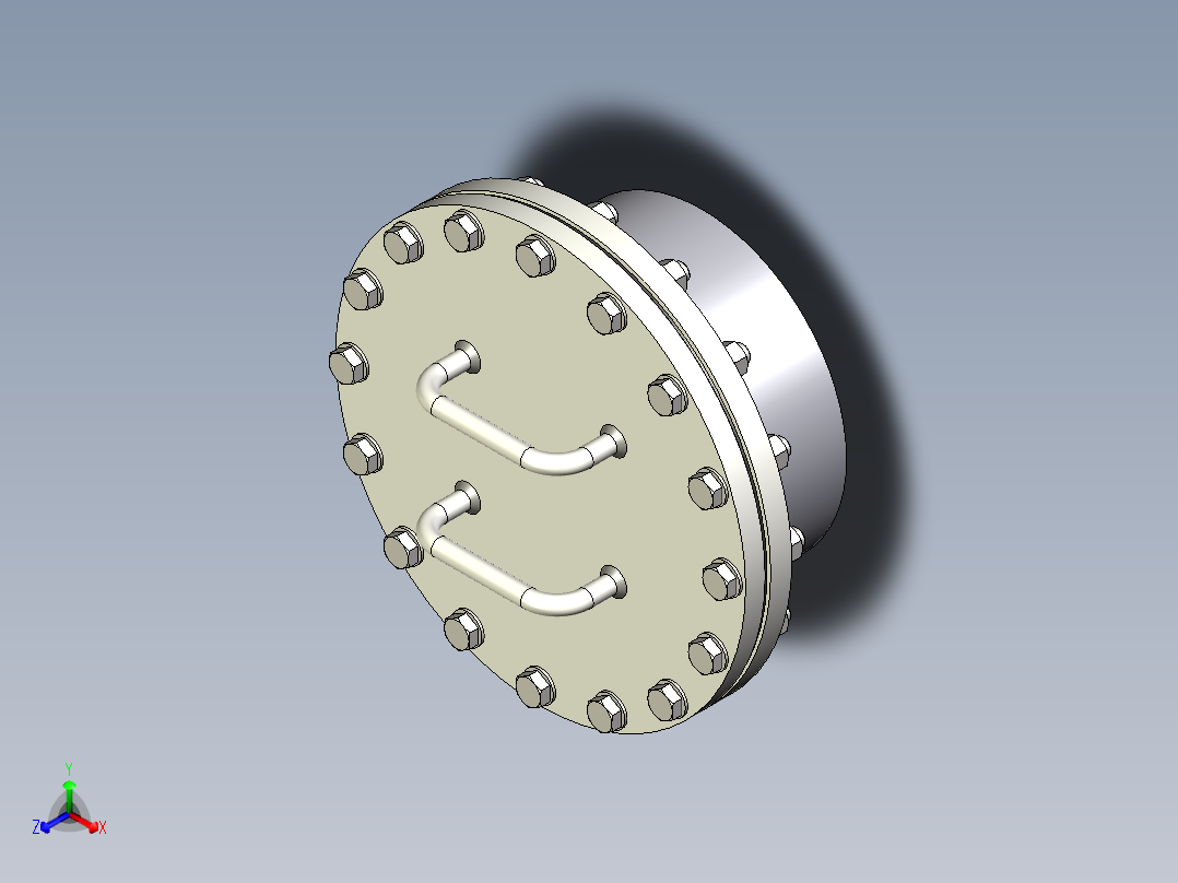 人孔manhole-pressure-dn350-1 8 STP IGS