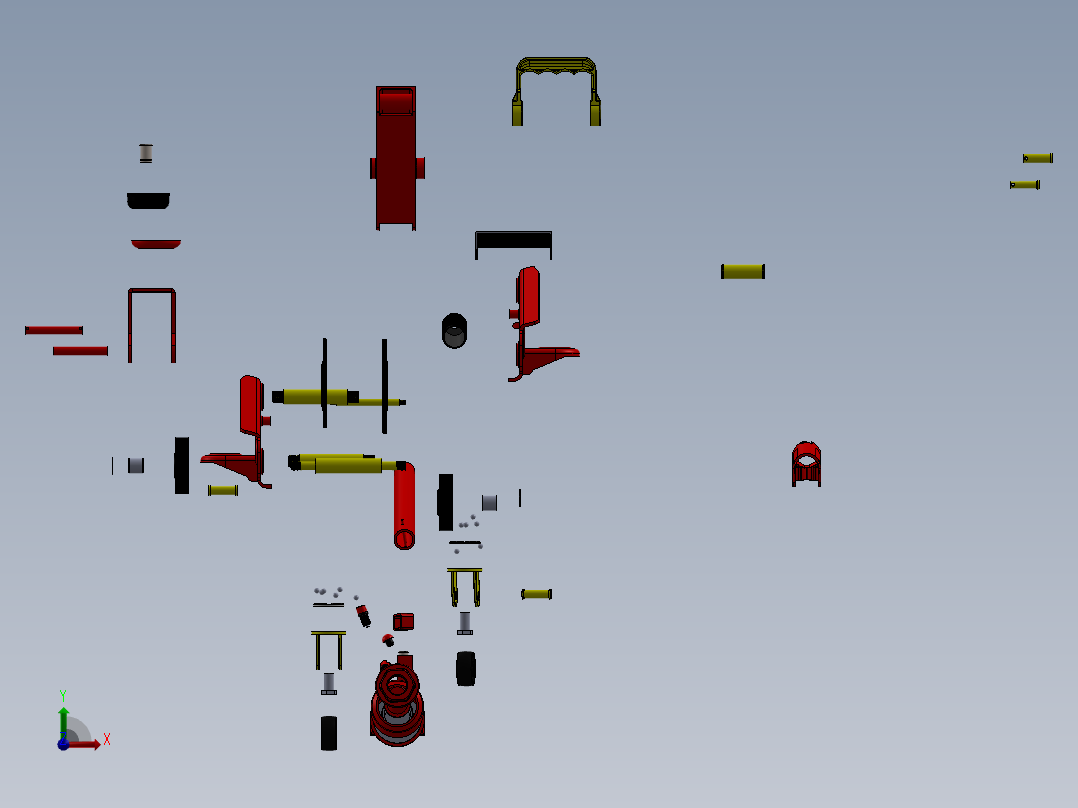 千斤顶(45)前视图