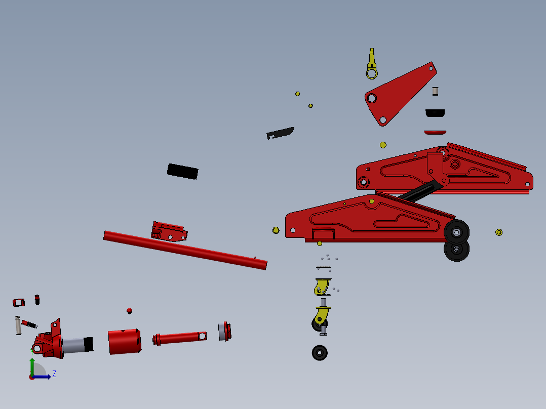 千斤顶(45)左视图