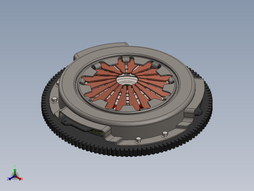 离合器(30)正等轴测缩略图