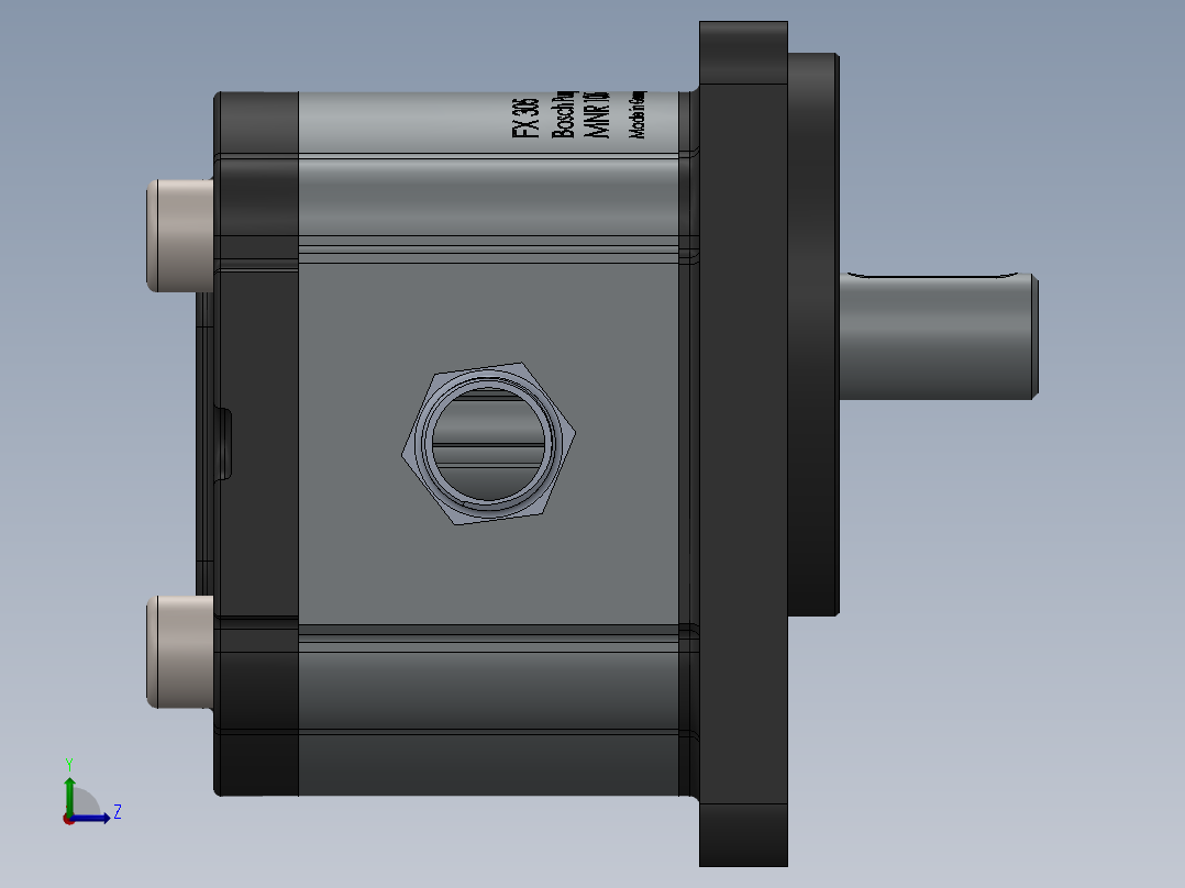 泵、水泵(117)左视图