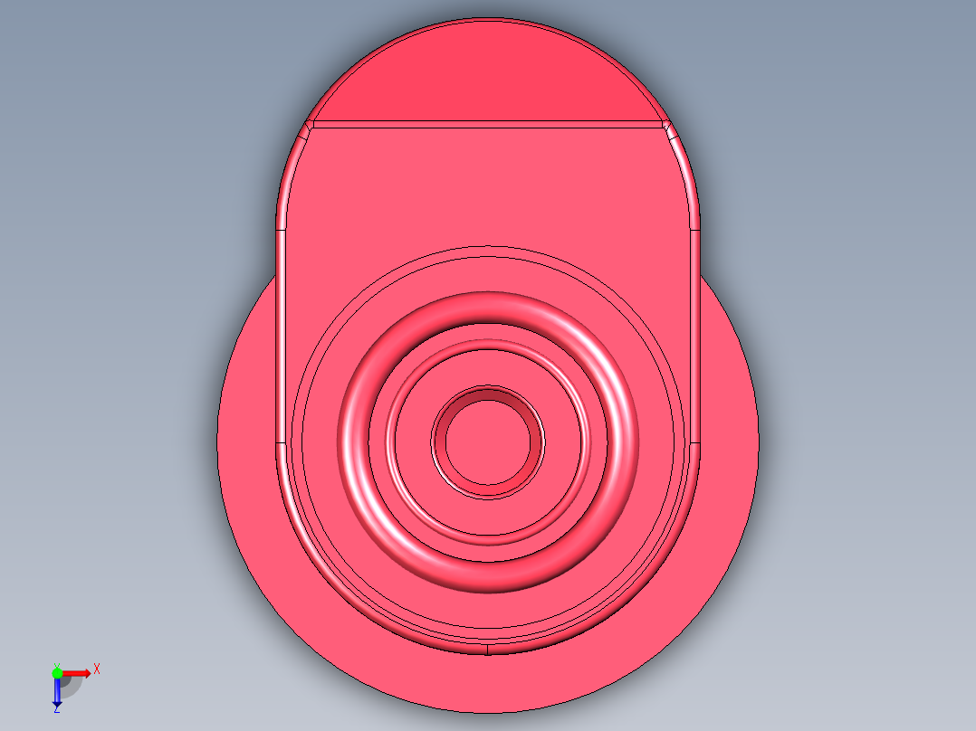 A0003908-两缸四冲程发动机曲轴俯视图