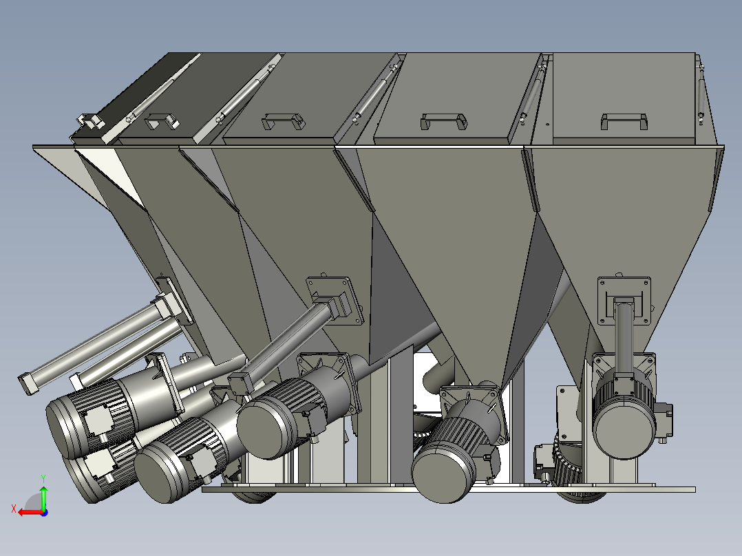 中医草药精准配方机后视图