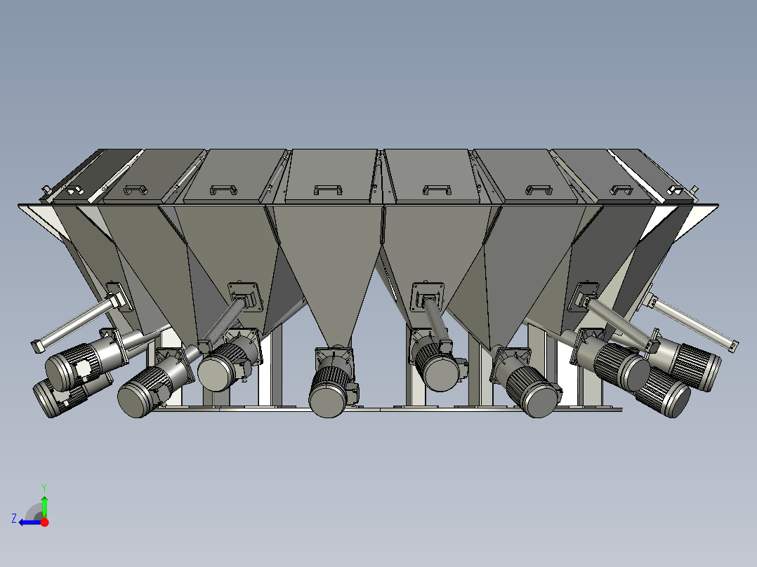 中医草药精准配方机右视图
