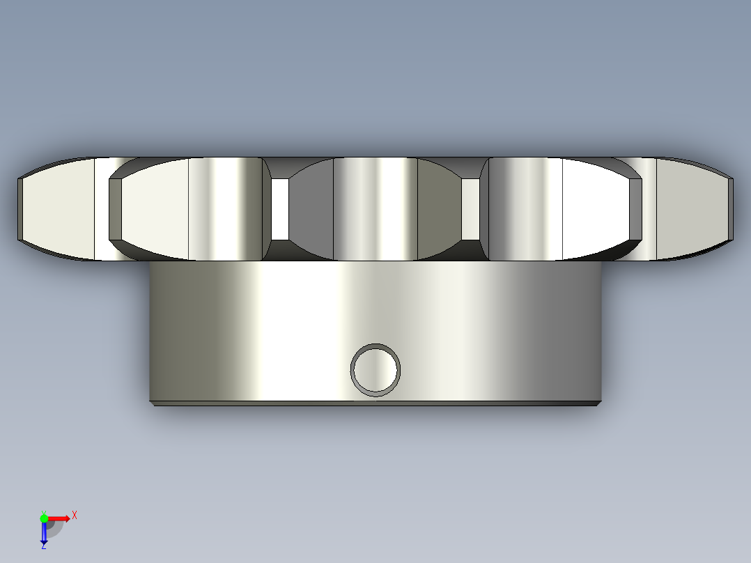 链轮VLK02-60-12-D19俯视图