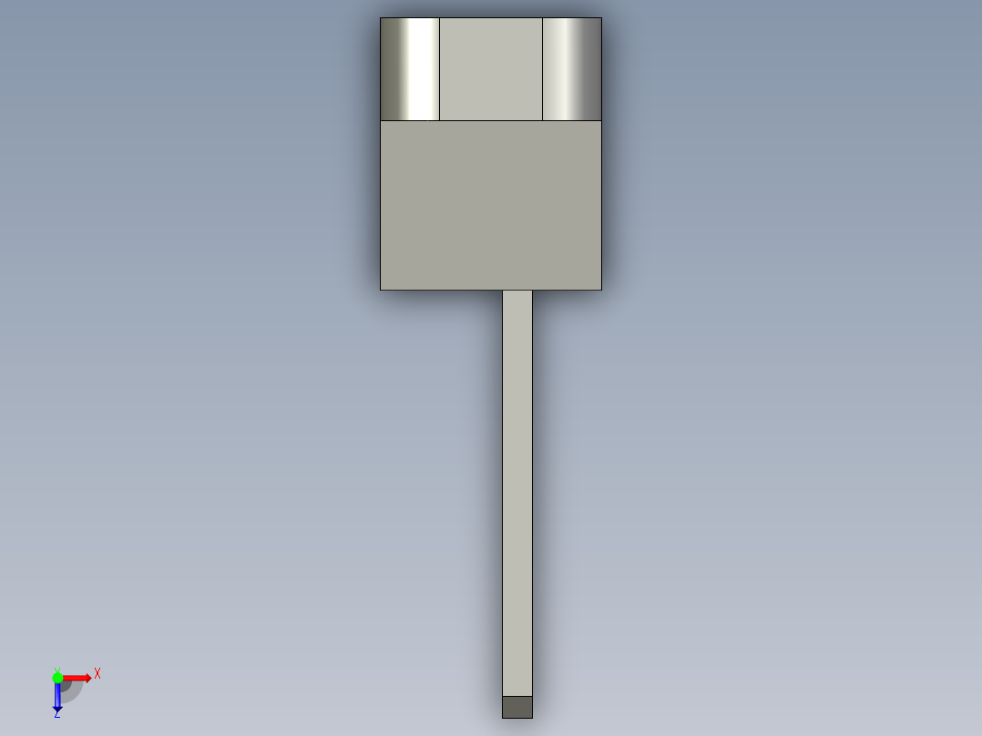 安全门锁插销HS9Z-A55和泉-BF俯视图