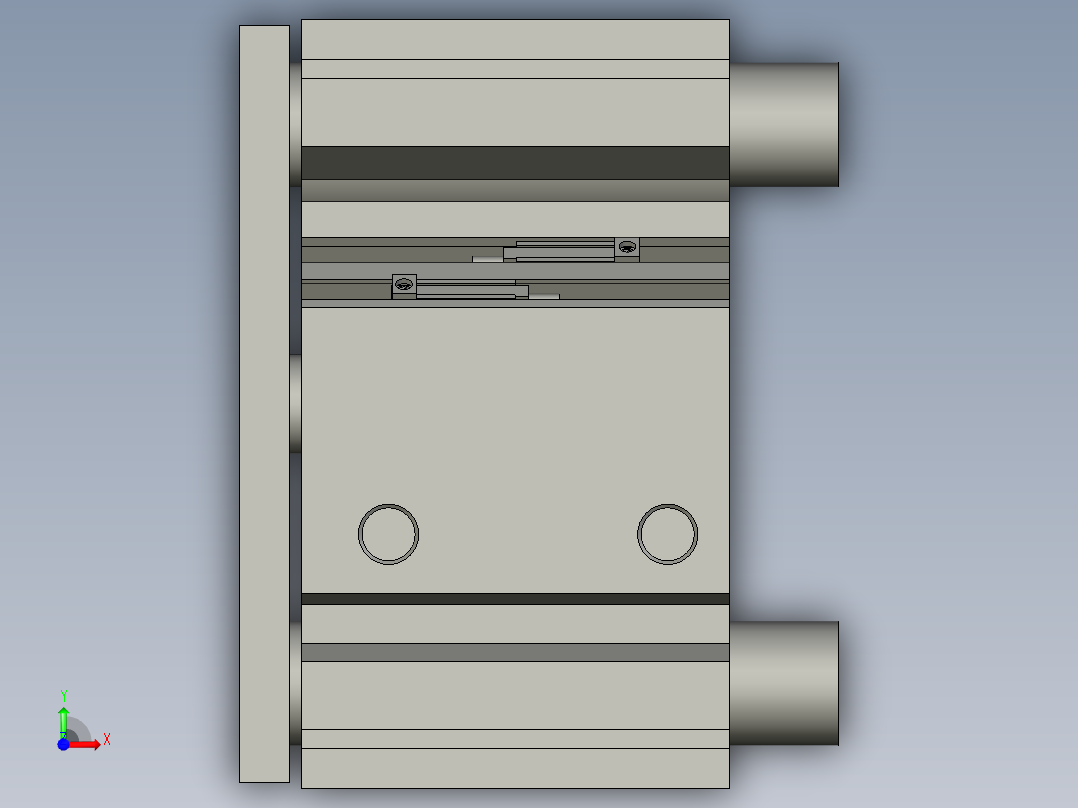 MGQM40-25-M9BL前视图