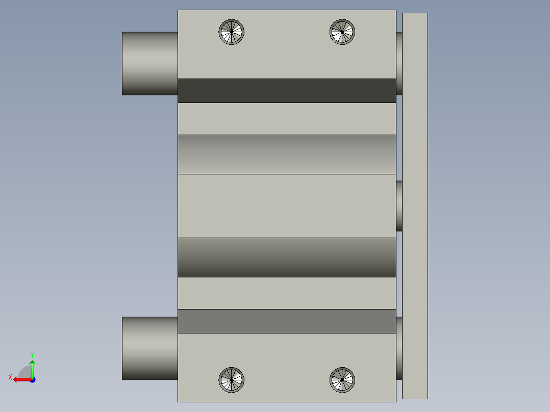 MGQM40-25-M9BL后视图