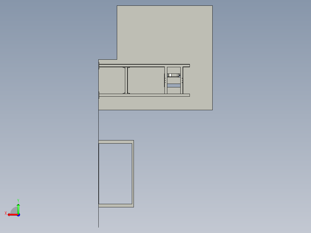智能机器人喷漆生产系统后视图