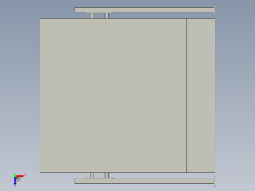 智能机器人喷漆生产系统俯视缩略图