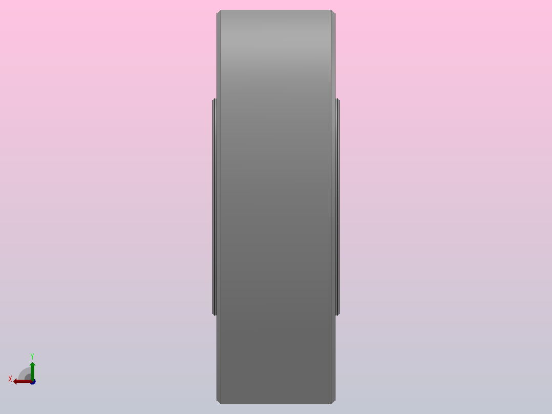 NUTR型平挡圈型双列满装圆柱滚子滚轮轴承_NUTR45100后视图