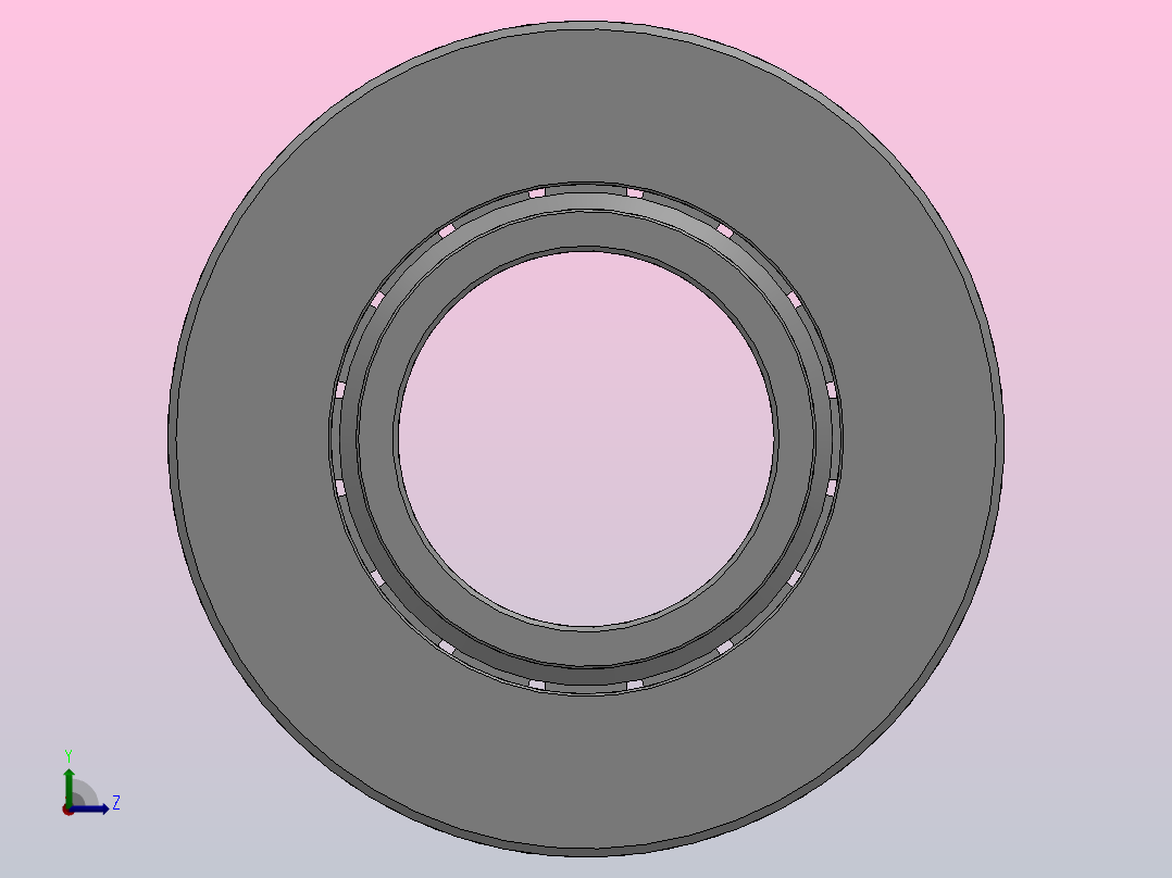 NUTR型平挡圈型双列满装圆柱滚子滚轮轴承_NUTR45100左视图