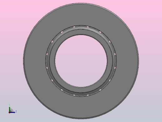 NUTR型平挡圈型双列满装圆柱滚子滚轮轴承_NUTR45100左视缩略图