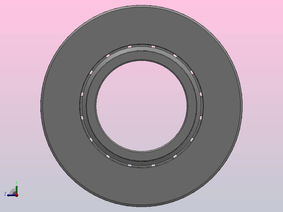 NUTR型平挡圈型双列满装圆柱滚子滚轮轴承_NUTR45100右视图