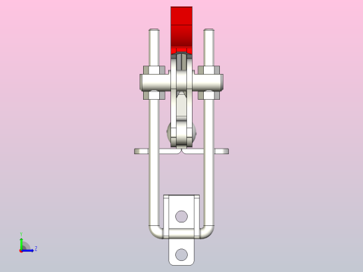 TC4-4门闩式快速夹钳[TC4-4]左视缩略图