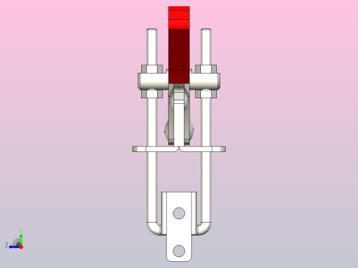 TC4-4门闩式快速夹钳[TC4-4]右视缩略图