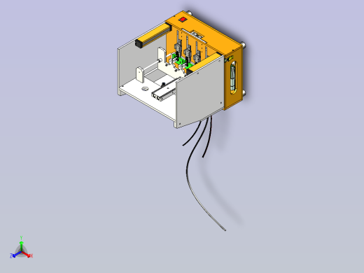 一款自动化拼板测试治具3D模型