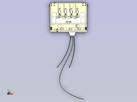 一款自动化拼板测试治具3D模型前视缩略图
