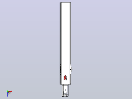 日规模组半封闭丝杆TPA-HNR-110D-1610C-L550-M-C-P40-N3俯视缩略图